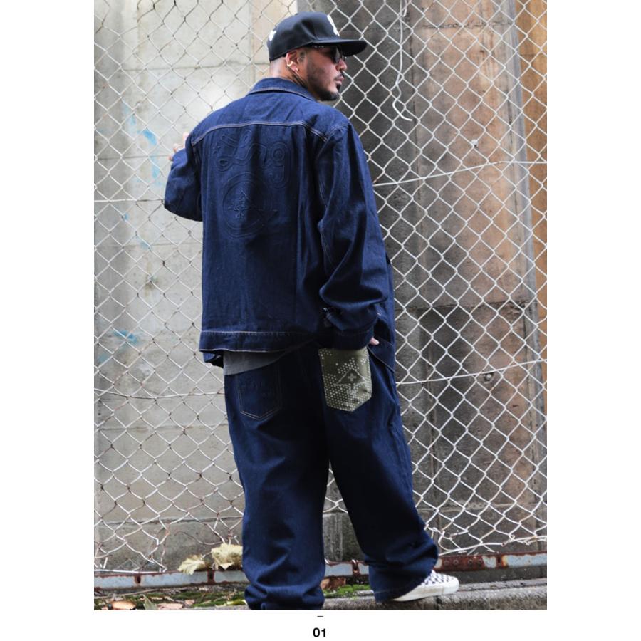 LRG アウター 長袖 Gジャン デニムジャケット ブルゾン インディゴ