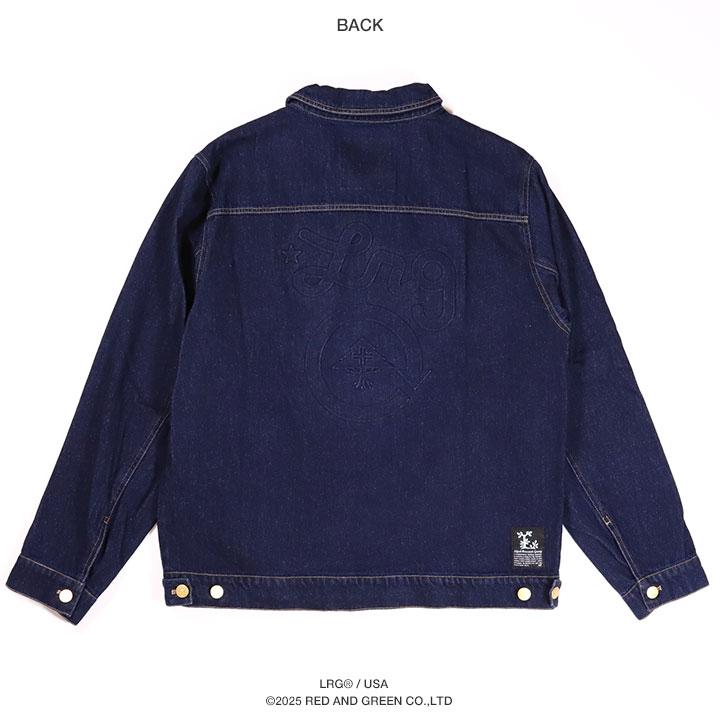 LRG アウター 長袖 Gジャン デニムジャケット ブルゾン インディゴ 