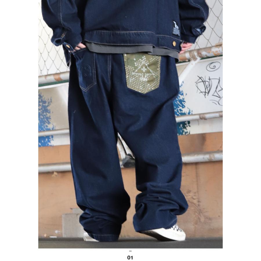 LRG デニム ジーンズ インディゴ 大きいサイズ エルアールジー