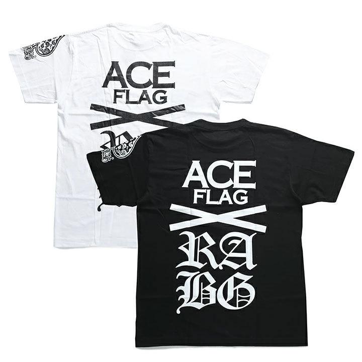 Ace Flag Tシャツ 半袖 ビッグシルエット エースフラッグ かっこいい 袖ロゴ 国旗 スペード 英字 ロゴ ペイズリー柄 ヒップホップ ダンス ストリート系 本格派大人のb系xl 零zero 通販 Yahoo ショッピング