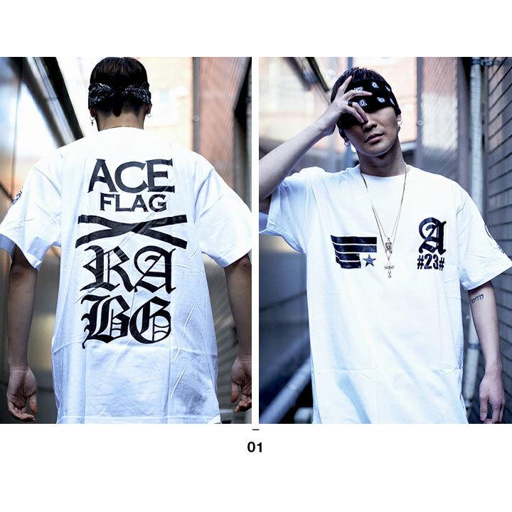 Ace Flag Tシャツ 半袖 ビッグシルエット エースフラッグ かっこいい 袖ロゴ 国旗 スペード 英字 ロゴ ペイズリー柄 ヒップホップ ダンス ストリート系 本格派大人のb系xlダンス通販 通販 Yahoo ショッピング