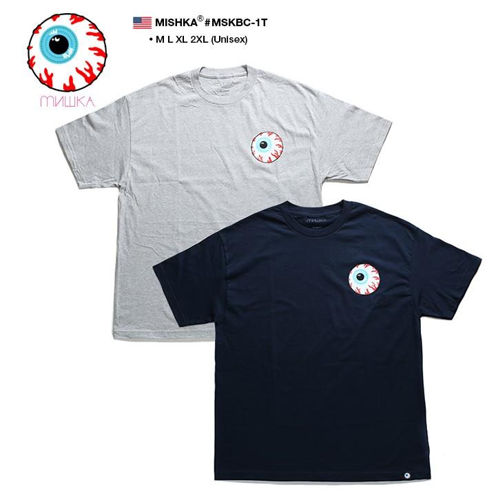 ミシカ Mishka Tシャツ 半袖 かっこいい Keepwatch キープウォッチ 目玉デザイン グレー 紺 本格派大人のb系xlダンス通販 通販 Yahoo ショッピング