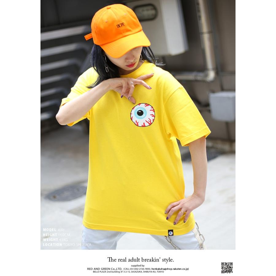 ミシカ Mishka Tシャツ 半袖 かっこいい Keepwatch キープウォッチ 目玉デザイン オレンジ 黄色 本格派大人のb系xlダンス通販 通販 Yahoo ショッピング