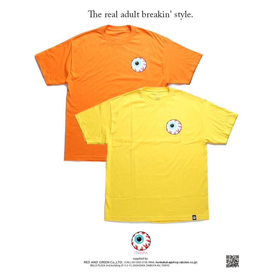 ミシカ Mishka Tシャツ 半袖 かっこいい Keepwatch キープウォッチ 目玉デザイン オレンジ 黄色 本格派大人のb系xlダンス通販 通販 Yahoo ショッピング