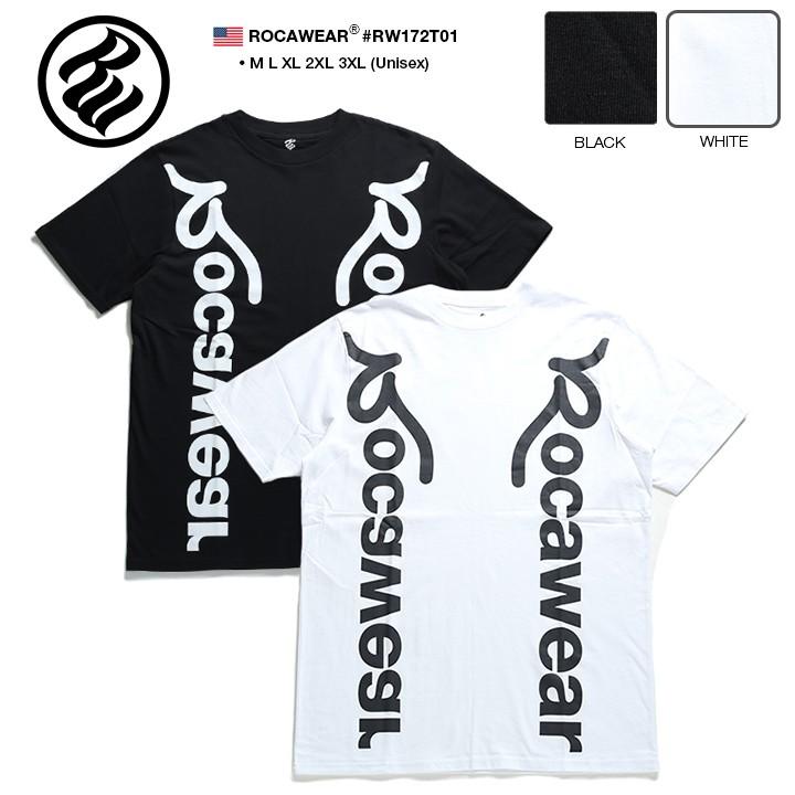 ロカウェア Rocawear Tシャツ 半袖 かっこいい 縦プリント ブランドロゴモノトーン 白 黒 ラッパー Jay Z ブランド 本格派大人のb系xlダンス通販 通販 Yahoo ショッピング