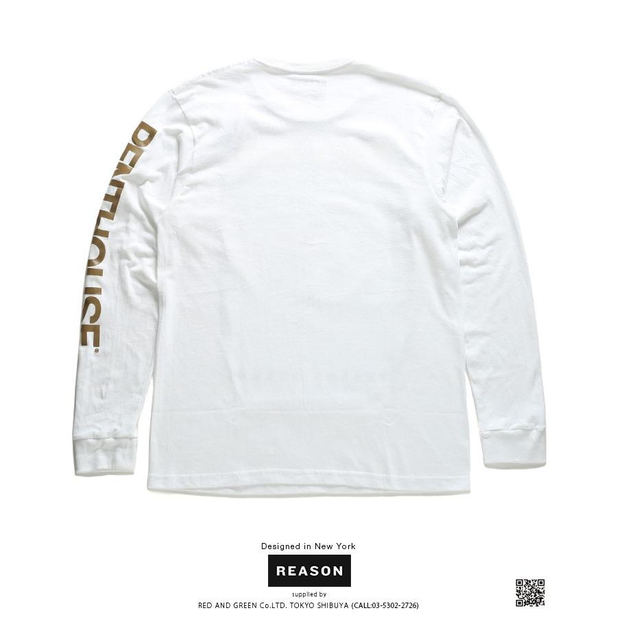 リーズン Reason Penthouse ペントハウス 限定コラボ ロンt 長袖 大きいサイズ かっこいい おしゃれ 袖ロゴ 美女 海外セレクト ゆったり ビッグシルエット 本格派大人のb系xlダンス通販 通販 Yahoo ショッピング