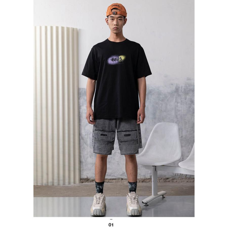 ミシカ Mishka Tシャツ 半袖 英字ロゴ 大きいサイズ かっこいい おしゃれ 袖ロゴ Keepwatch 目玉 ビッグシルエット ハイモード 21年 春新作 本格派大人のb系xlダンス通販 通販 Yahoo ショッピング