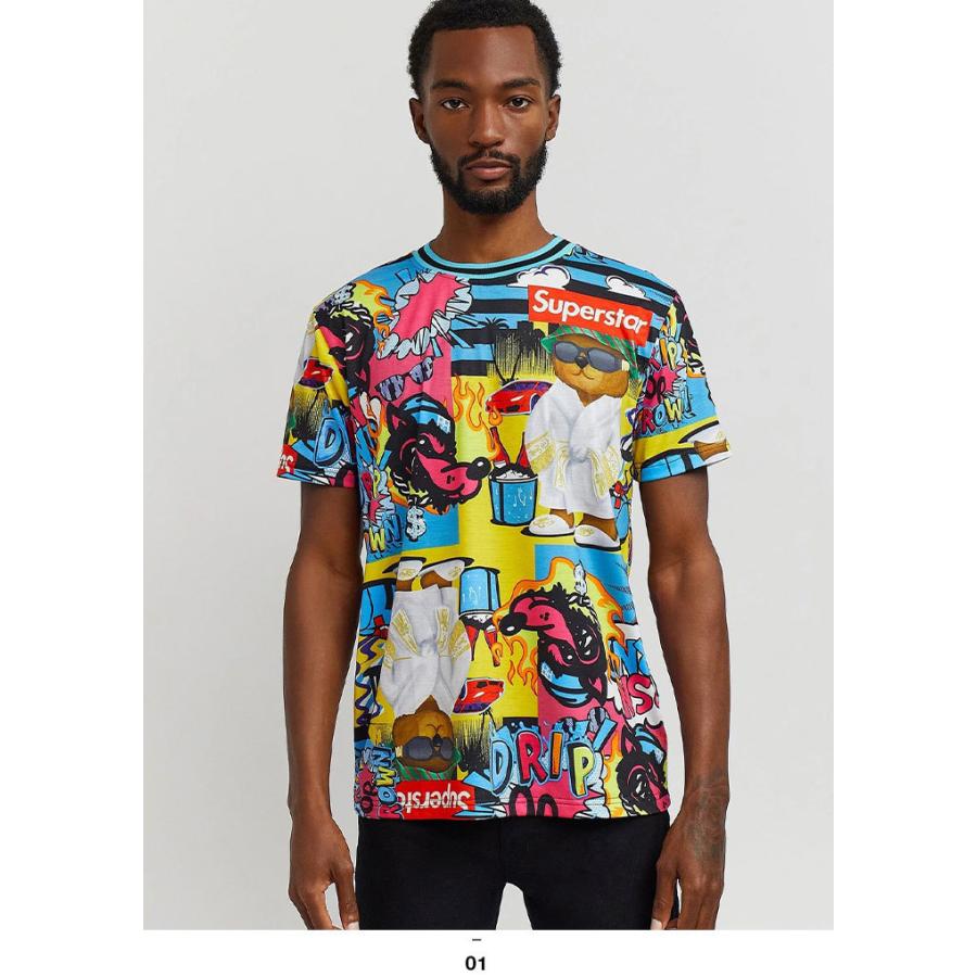 Reason Tシャツ 半袖 大きいサイズ リーズン 派手 総柄 リゾート 漫画 コミック アメコミ 人気 キャラクター かわいい 熊 切り替え ストリートアート 本格派大人のb系xl 零zero 通販 Yahoo ショッピング