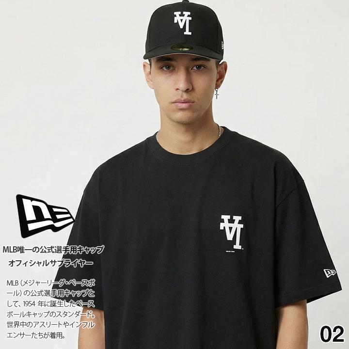 LA ロゴ ドジャース シンプル 逆さLAロゴ 大谷 ニューエラ Tシャツ