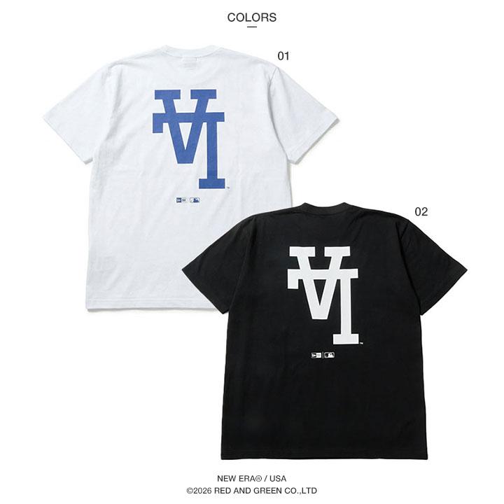 LA ロゴ ドジャース シンプル 逆さLAロゴ 大谷 ニューエラ Tシャツ