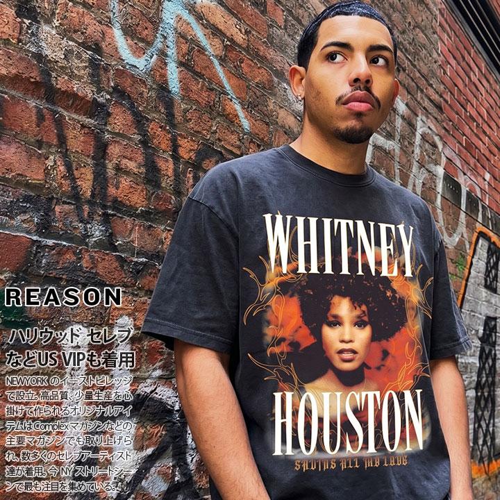REASON × Whitney Houston Tシャツ 半袖 ホイットニーヒューストン