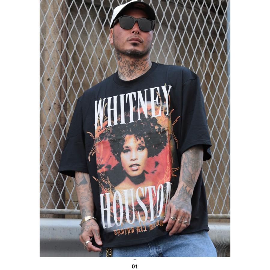 REASON × Whitney Houston Tシャツ 半袖 ホイットニーヒューストン