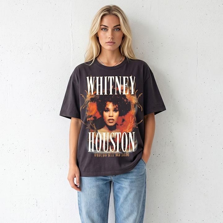 REASON × Whitney Houston Tシャツ 半袖 ホイットニーヒューストン