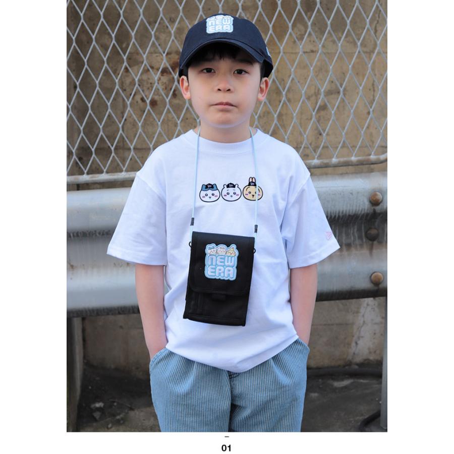 NEW ERA（ニューエラ） × ちいかわ Tシャツ 半袖 キッズ 人気漫画 限定