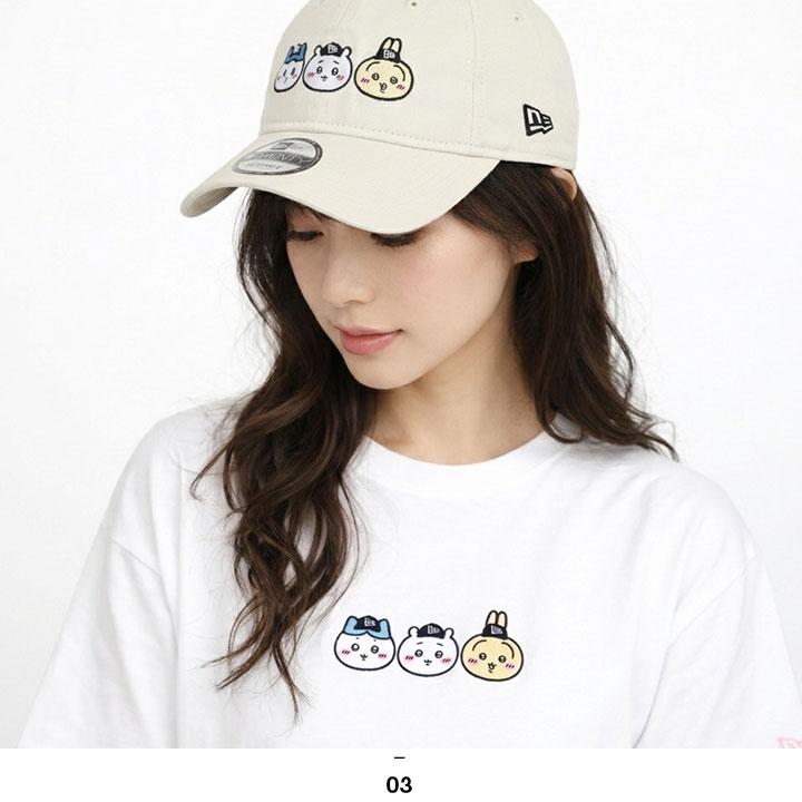 NEWERA × ちいかわ Tシャツ 半袖 メンズ レディース 大きいサイズ SNS