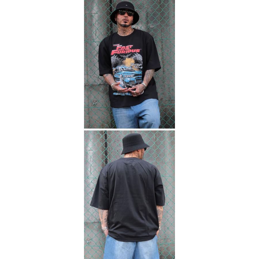 REASON × WILD SPEED ワイルド・スピード Tシャツ 半袖 大きいサイズ