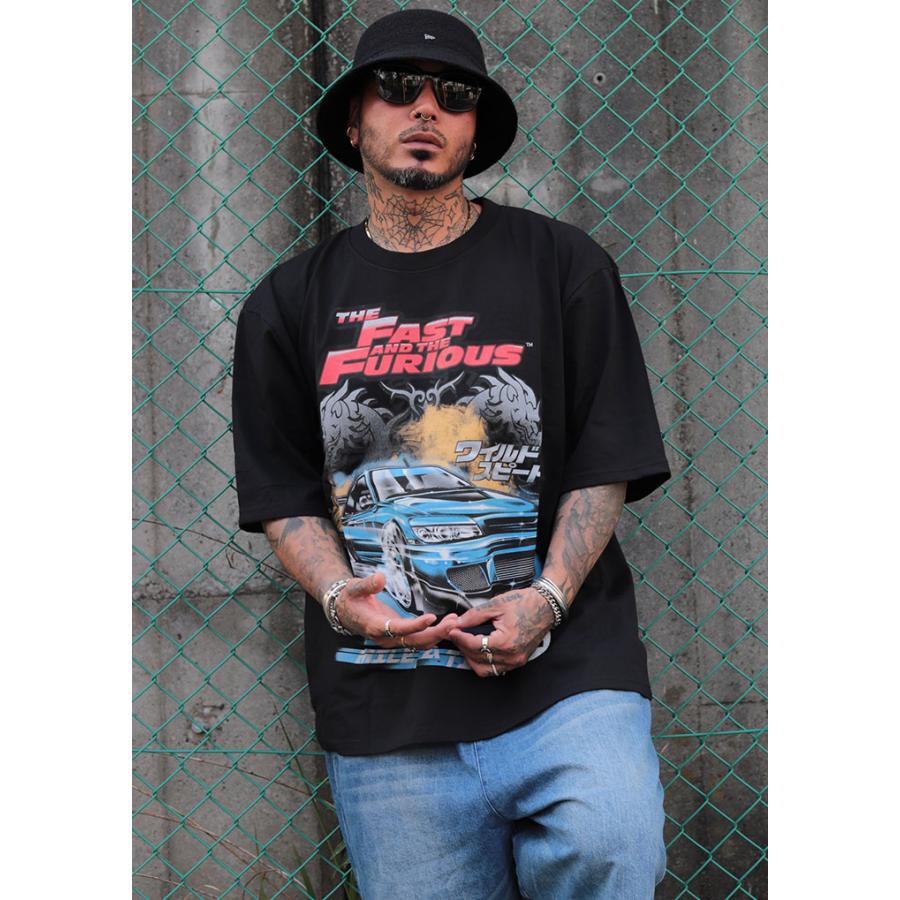 REASON × WILD SPEED ワイルド・スピード Tシャツ 半袖 大きいサイズ