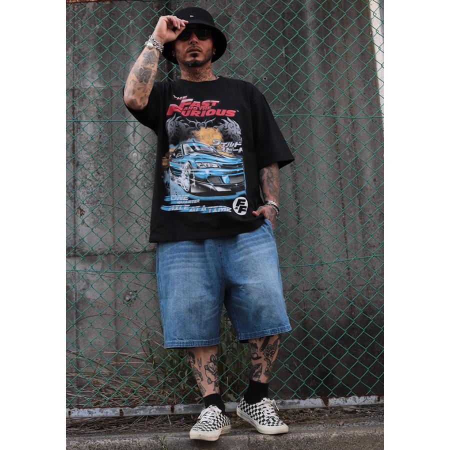 REASON × WILD SPEED ワイルド・スピード Tシャツ 半袖 大きいサイズ