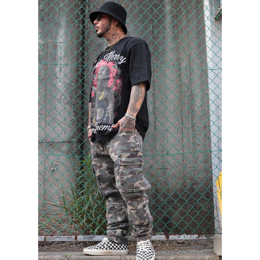 REASON Tシャツ 半袖 大きいサイズ リーズン おしゃれ 総柄 バロック