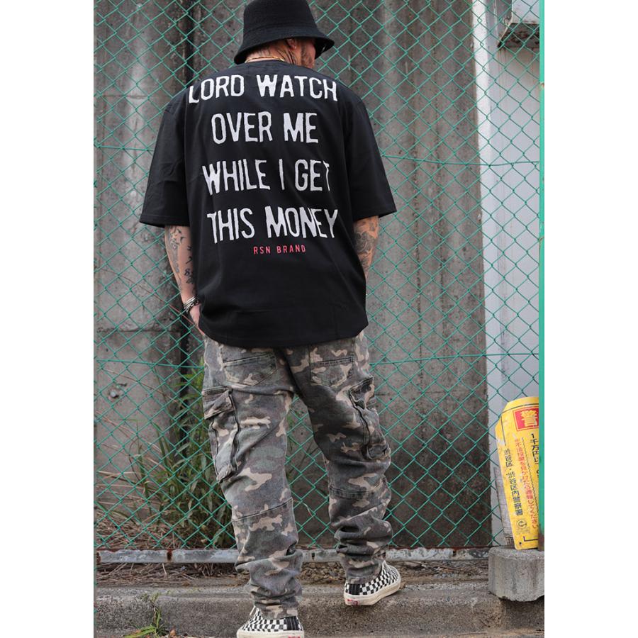 REASON Tシャツ 半袖 大きいサイズ リーズン おしゃれ 総柄 バロック