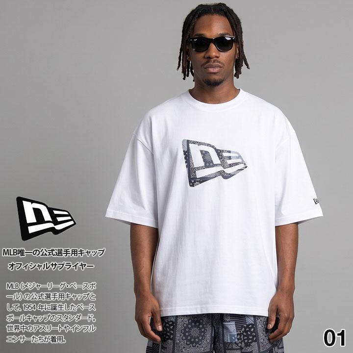 NEW ERA（ニューエラ） NEWERA Tシャツ 半袖 ペイズリー柄 大きい