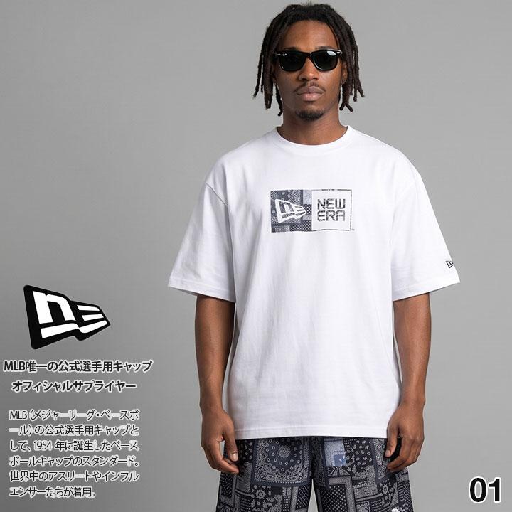 New Era バンダナ柄 ホワイトスカート　Lサイズ NEW ERA（ニューエラ） NEWERA Tシャツ オーバーサイズ バンダナ柄