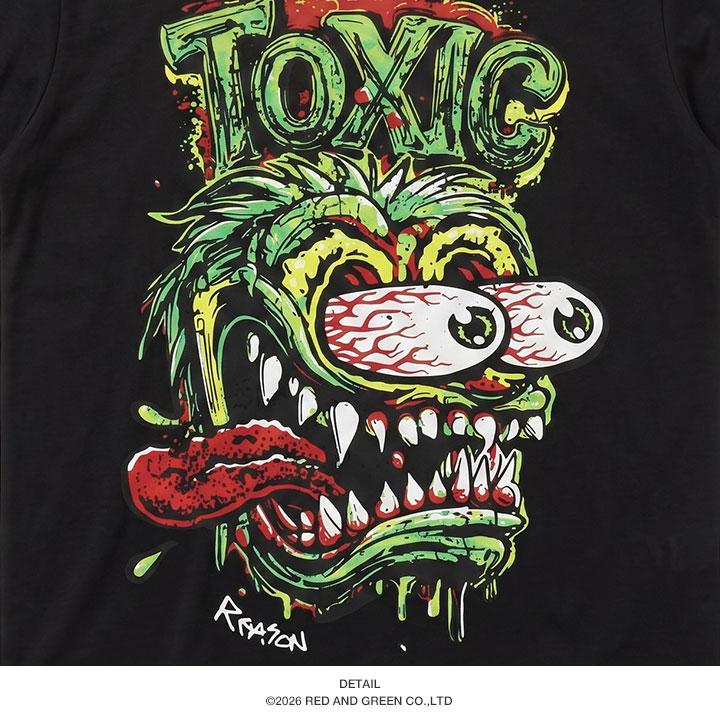 REASON Tシャツ 半袖 大きいサイズ リーズン おしゃれ 総柄 アメコミ
