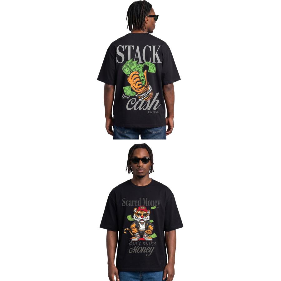 REASON Tシャツ 半袖 メンズ 春夏用 黒 大きいサイズ リーズン 派手 総