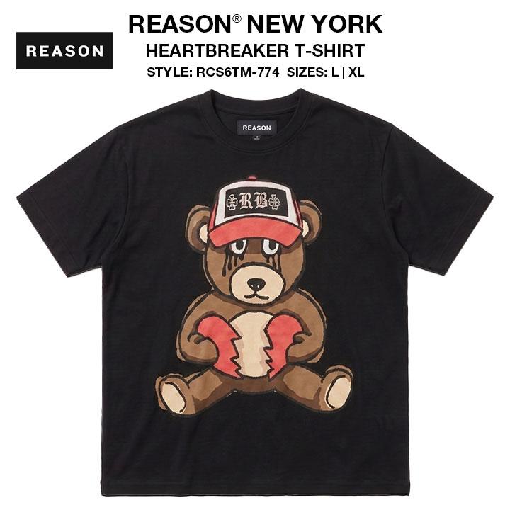 REASON Tシャツ 半袖 大きいサイズ リーズン アニマル ベア ベアー