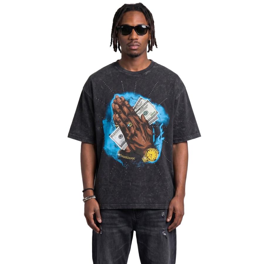 STONE 半袖シャツ ブラック STONE ISLAND (ストーンアイランド