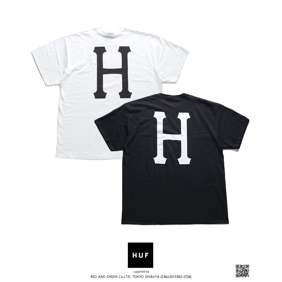 ハフ Huf Tシャツ 半袖 英字ロゴ 大きいサイズ かっこいい おしゃれ H