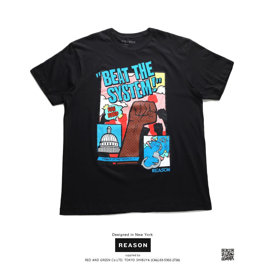 リーズン Reason Tシャツ 半袖 ポップアート 大きいサイズ かっこいい おしゃれ 拳 アメリカンコミック 漫画 アニメ ポップアート ゆったり ビッグシルエット 本格派大人のb系xl 零zero 通販 Yahoo ショッピング