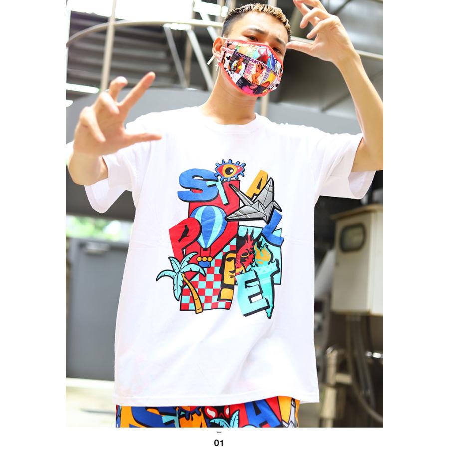ステイプル Staple Tシャツ 半袖 ポップアート 大きいサイズ かっこいい おしゃれ カートゥーン アメコミ アニメ ゆったり ビッグシルエット 本格派大人のb系xlダンス通販 通販 Yahoo ショッピング
