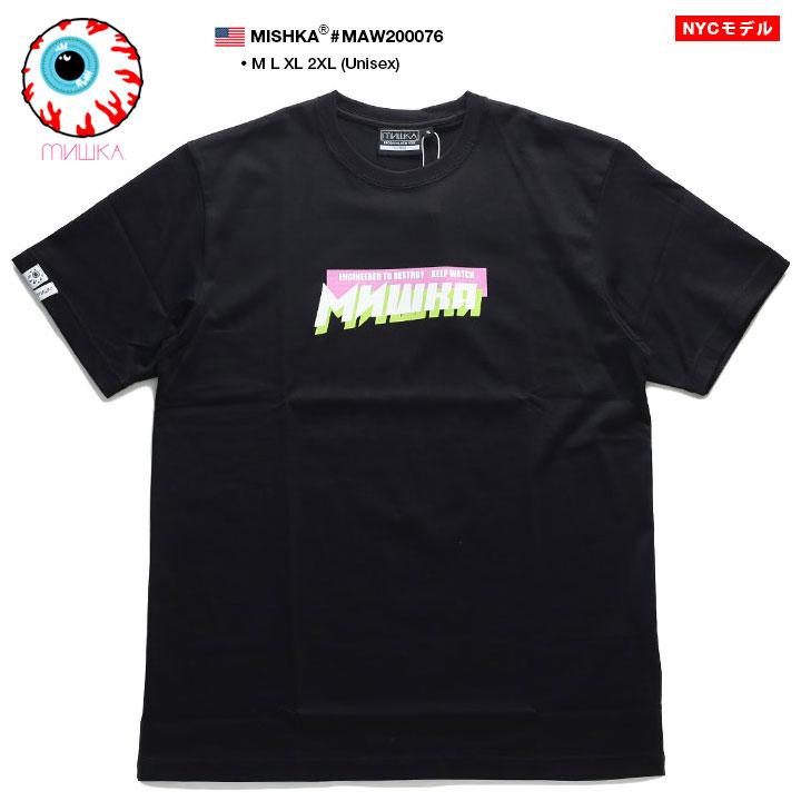 ミシカ Mishka Tシャツ 半袖 かっこいい おしゃれ 袖ロゴ Keepwatch キープウォッチ 目玉デザイン 人気キャラクター シャーベットカラー 本格派大人のb系xlダンス通販 通販 Yahoo ショッピング