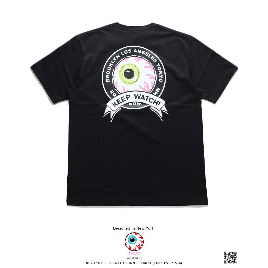 ミシカ Mishka Tシャツ 半袖 かっこいい おしゃれ 袖ロゴ Keepwatch キープウォッチ 目玉デザイン 人気キャラクター シャーベットカラー 911200142 本格派大人のb系xlダンス通販 通販 Yahoo ショッピング