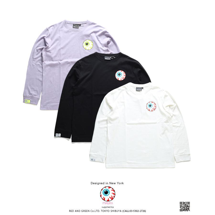 ミシカ Mishka ロンt ロングスリーブtシャツ 長袖 大きいサイズ かっこいい おしゃれ 袖ロゴ Keepwatch キープウォッチ 目玉デザイン 人気キャラクター シンプル 本格派大人のb系xlダンス通販 通販 Yahoo ショッピング