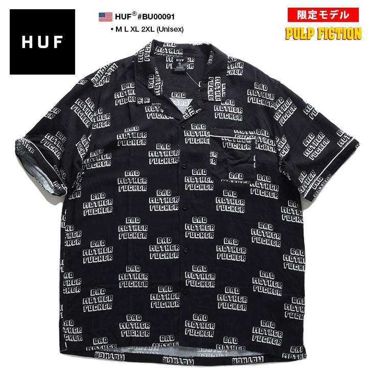 ハフ Huf 映画 Pulp Fiction パルプ フィクション 限定 コラボ 半袖シャツ 総柄 メンズ レディース 大きいサイズ かっこいい おしゃれ Bad Mother Fucker 本格派大人のb系xlダンス通販 通販 Yahoo ショッピング