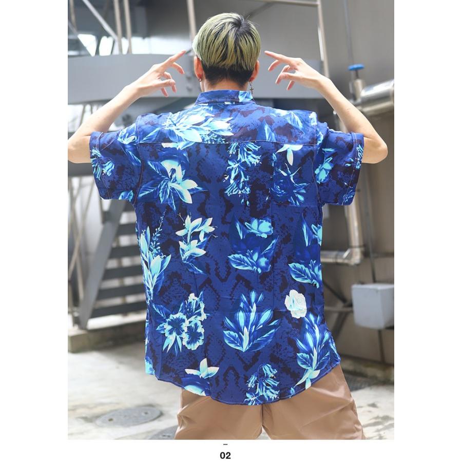 リーズン Reason 半袖シャツ アロハシャツ 柄シャツ 大きいサイズ かっこいい おしゃれ 花柄 ハイビスカス 薔薇 サーフィン カラフル 総柄 海外セレクト 本格派大人のb系xlダンス通販 通販 Yahoo ショッピング