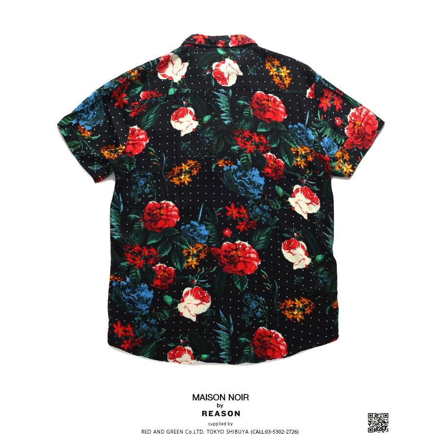 リーズン Reason 半袖シャツ アロハシャツ 柄シャツ 大きいサイズ かっこいい おしゃれ 花柄 薔薇 ドット柄 サーフィン カラフル 総柄 海外セレクト 本格派大人のb系xlダンス通販 通販 Yahoo ショッピング