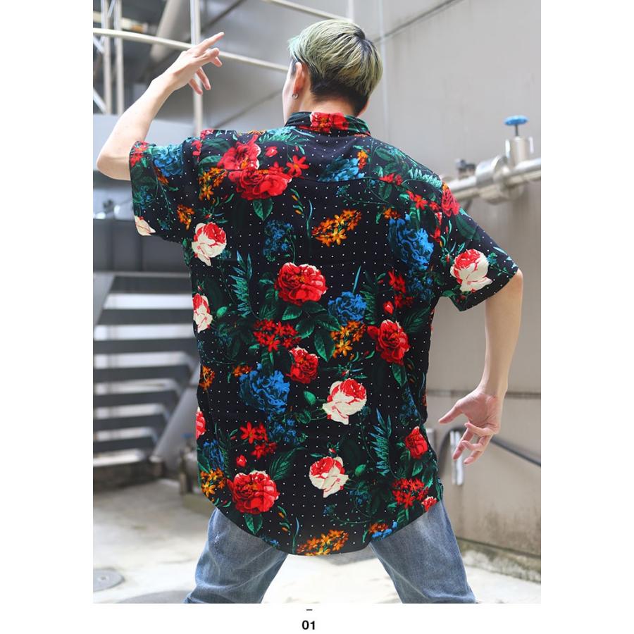 リーズン Reason 半袖シャツ アロハシャツ 柄シャツ 大きいサイズ かっこいい おしゃれ 花柄 薔薇 ドット柄 サーフィン カラフル 総柄 海外セレクト 本格派大人のb系xlダンス通販 通販 Yahoo ショッピング
