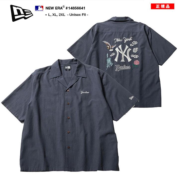 NEW ERA（ニューエラ） ニューヨークヤンキース 柄シャツ アロハシャツ
