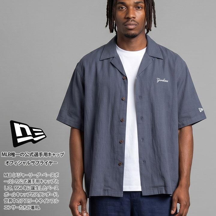 NEW ERA（ニューエラ） ニューヨークヤンキース 柄シャツ アロハシャツ