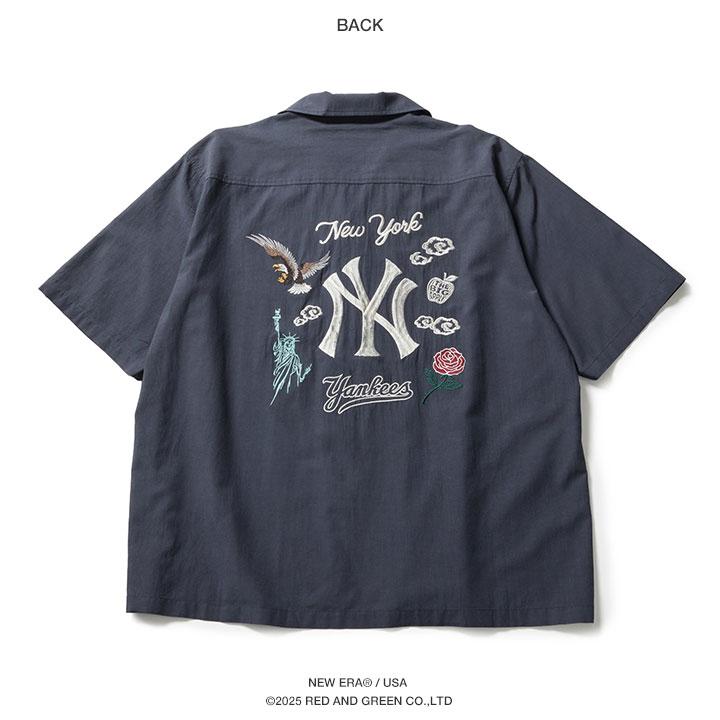 NEW ERA（ニューエラ） ニューヨークヤンキース 柄シャツ アロハシャツ