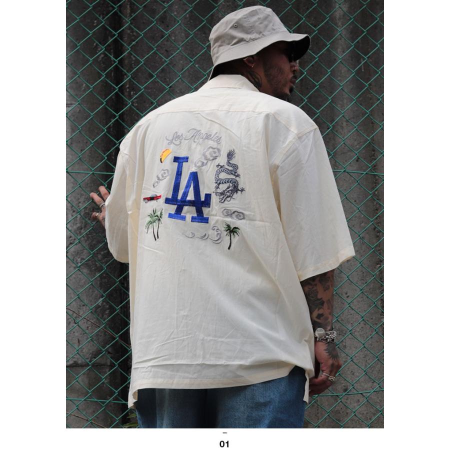 NEW ERA（ニューエラ） 半袖シャツ 大きいサイズ MLB Dodgers LA ロゴ