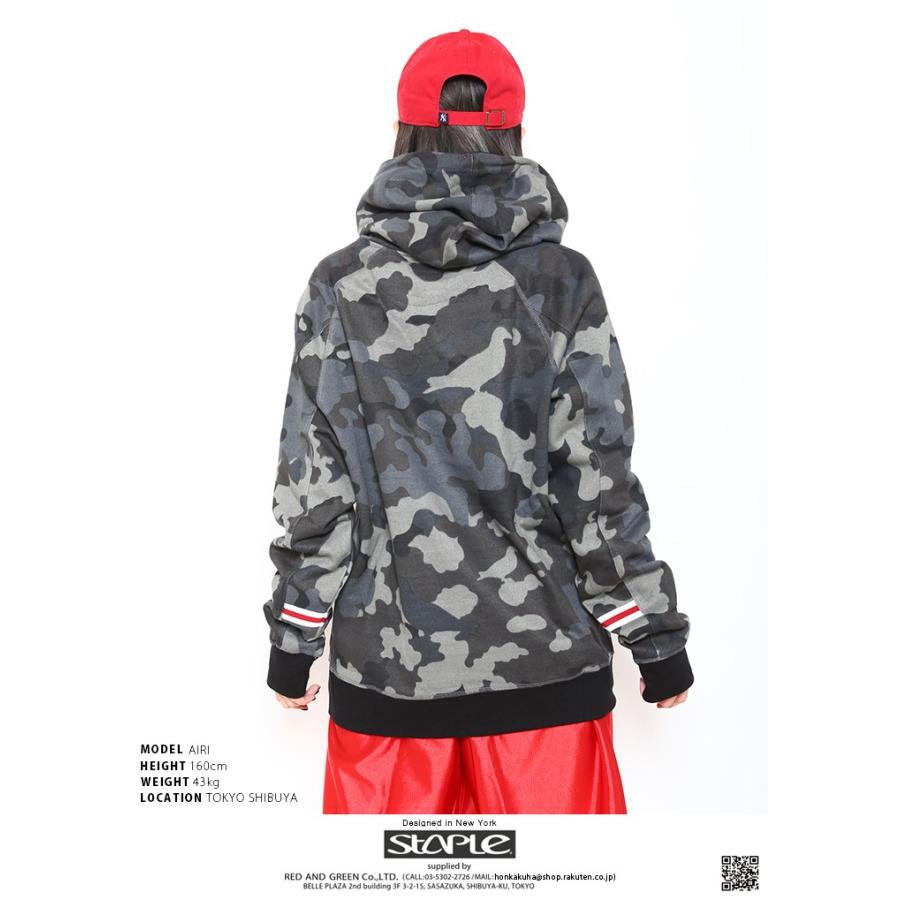 ステイプル Staple フードパーカー プルオーバー スウェット 長袖 メンズ レディース 迷彩 大きいサイズ B系 おしゃれ 迷彩柄 ワッペン 刺繍 ビッグシルエット 本格派大人のb系xlダンス通販 通販 Yahoo ショッピング