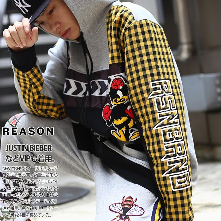 リーズン Reason フードパーカー スウェット 長袖 メンズ 大きいサイズ B系 ヒップホップ ストリート系 ファッション かっこいい おしゃれ 袖ライン 本格派大人のb系xlダンス通販 通販 Yahoo ショッピング