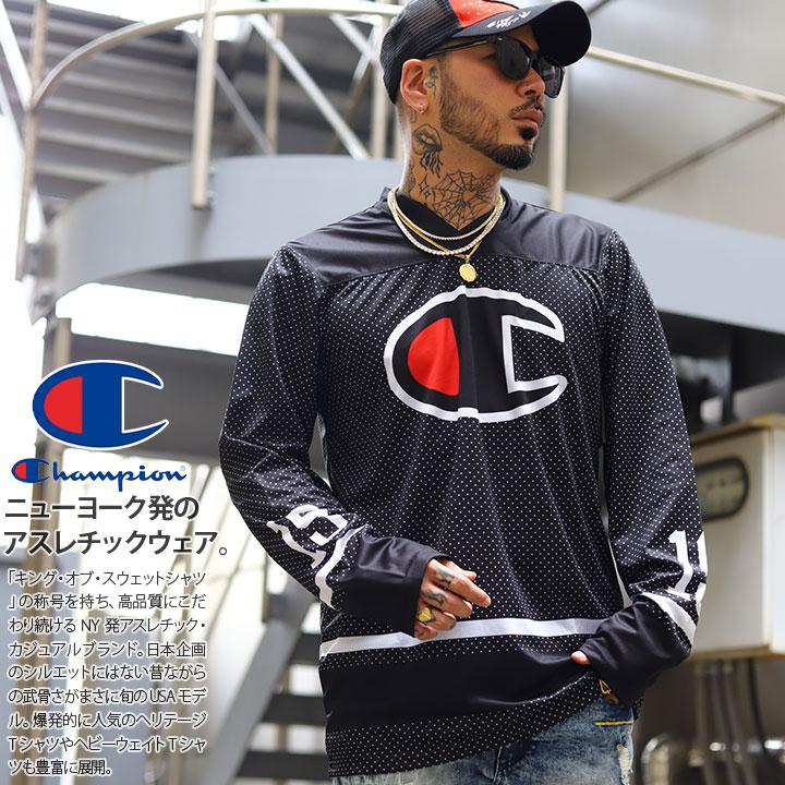 再入荷 Champion チャンピオン ホッケーシャツ ゲームシャツ 長袖 かっこいい おしゃれ ビッグロゴ ジャージ Vネック 袖ロゴ 切替 ナンバー アメカジ スポーツ 本格派大人のb系xl 零zero 通販 Yahoo ショッピング