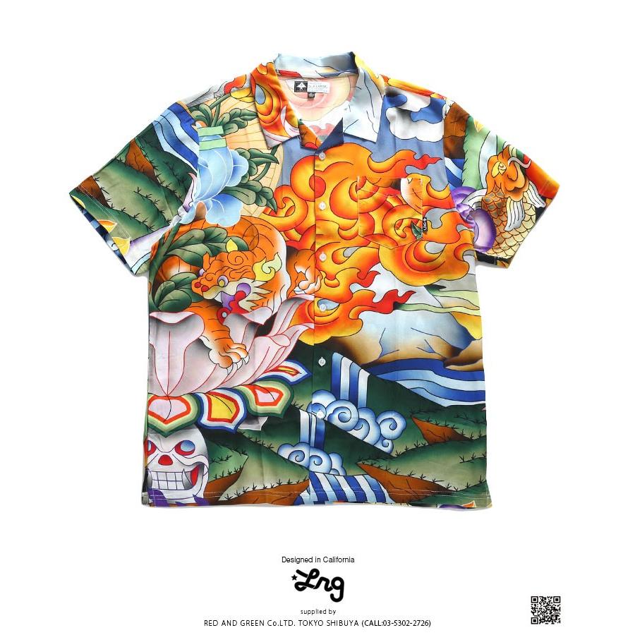 エルアールジー Lrg 半袖シャツ 柄シャツ アロハシャツ 開襟シャツ 大きいサイズ かっこいい おしゃれ オープンカラー 花柄 入れ墨 総柄 ゆったり 本格派大人のb系xlダンス通販 通販 Yahoo ショッピング