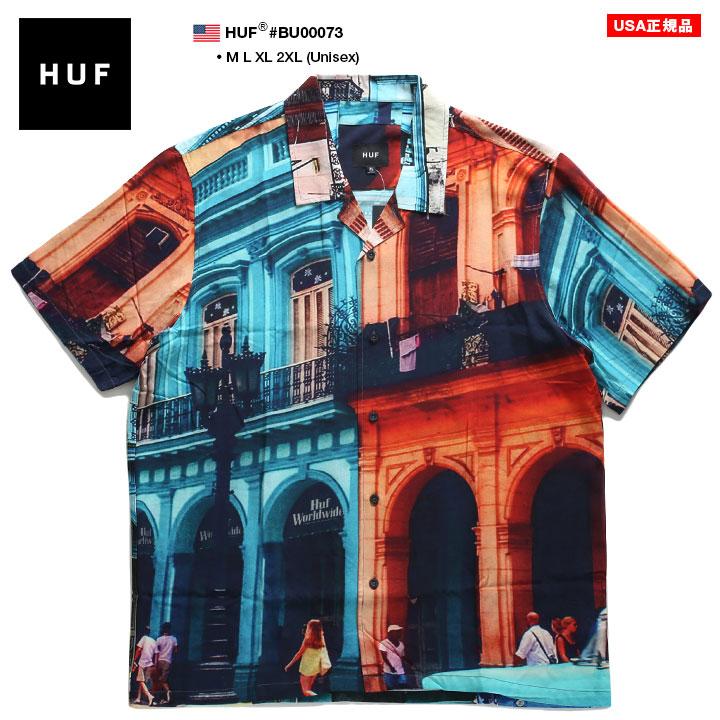 大流行中 ハフ Huf 半袖シャツ 柄シャツ アロハシャツ 開襟シャツ 大きいサイズ スケート ストリート系 ファッション かっこいい キューバ ハバナ リゾート 総柄 本格派大人のb系xlダンス通販 通販 Yahoo ショッピング 高知インター店