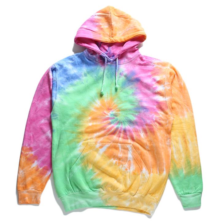 タイダイ染め パーカー COLORTONE カラートーン : 本格派大人のB系XL&
